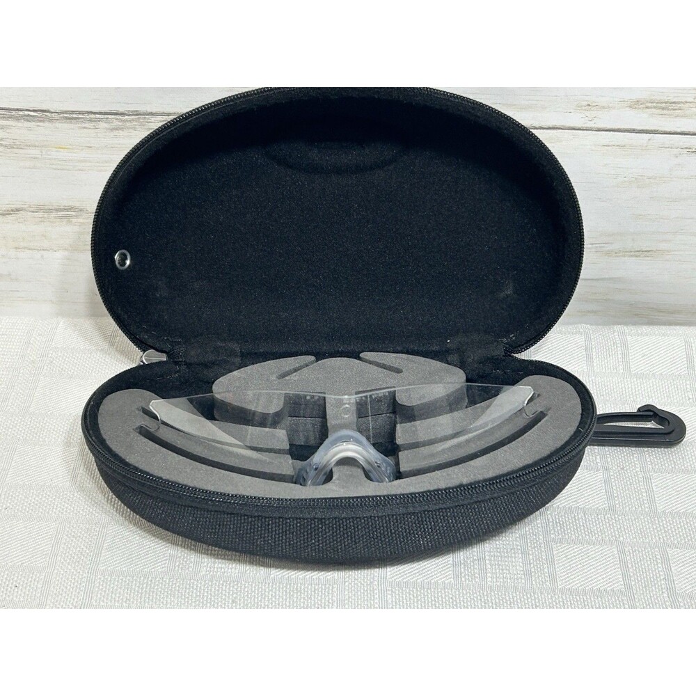 OAKLEY SI BALLISTIC M FRAME 2.0 STRIKE CLEAR LENS With NOSE PIECE Z87 Belt Case